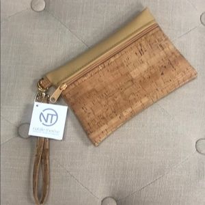 Natalie Therese Cork Wristlet